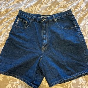 Nevada Vintage High Waisted Denim Shorts